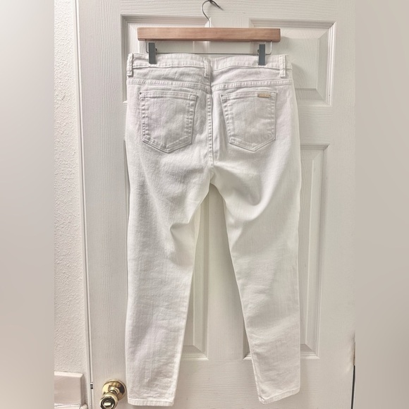 Michael Kors White Stretch Ankle Jeans - Picture 6 of 9
